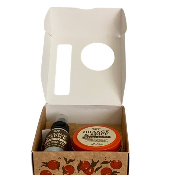 Trader Joe's Orange & Spice Scented Candle & Room Spritz - Picture 8 of 9